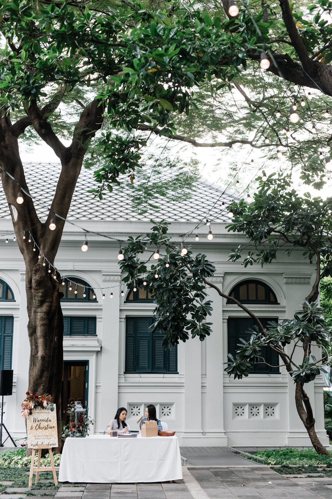 neilson hays library wedding งานแต่งงาน bangkok wedding planner เวดดิ้งแพลนเนอร์ งานแต่งในสวน