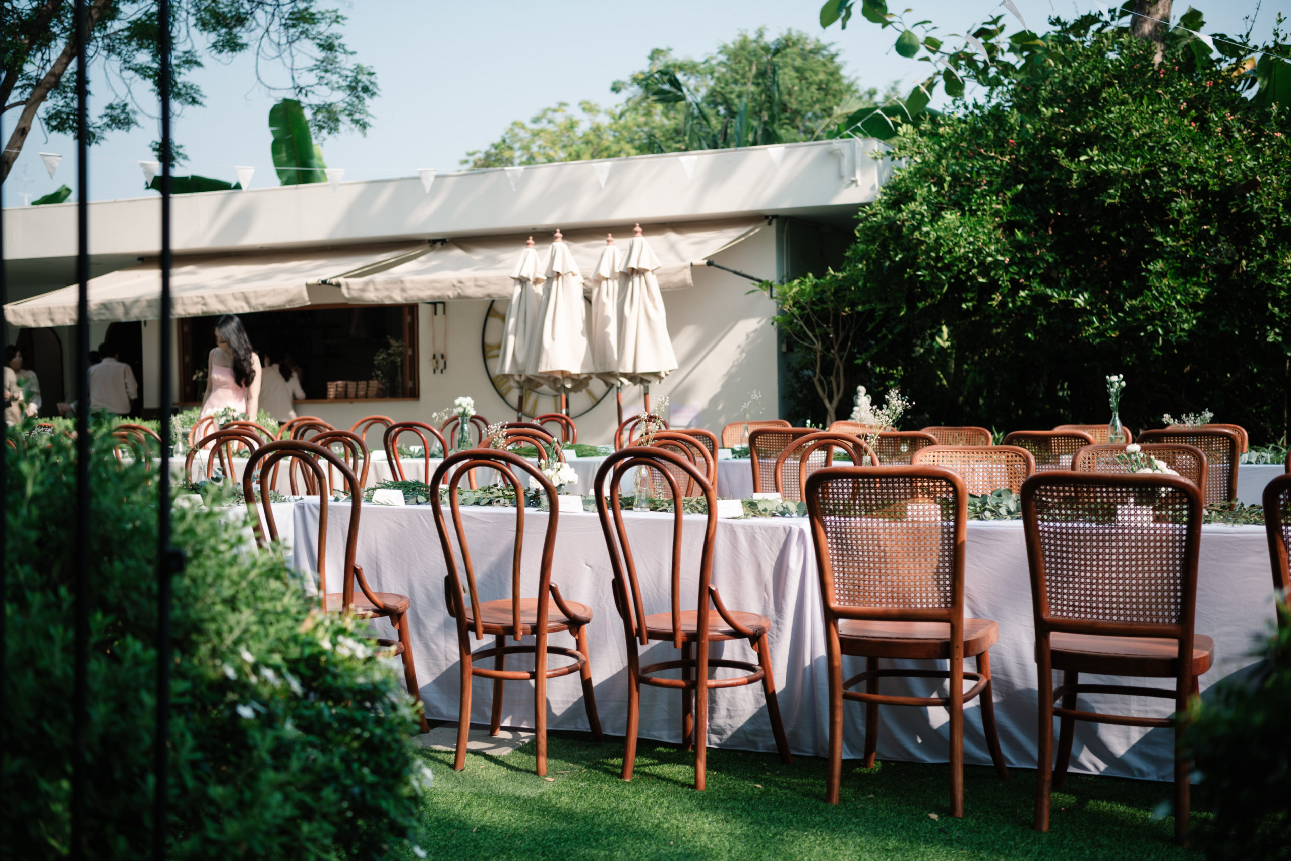 รีวิว งานแต่ง AMCO House กรุงเทพ งานแต่งในสวน งานแต่งมินิมอล สถานที่จัดงานแต่งมินิมอล เวดดิ้งแพลนเนอร์ minimal outdoor bangkok wedding planner