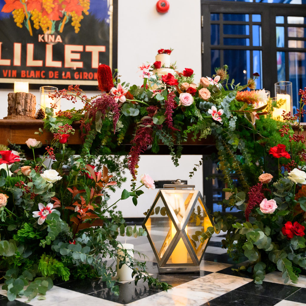 christmas themed wedding reception the siam hotel bangkok thailand destination wedding planner florist luxury wedding